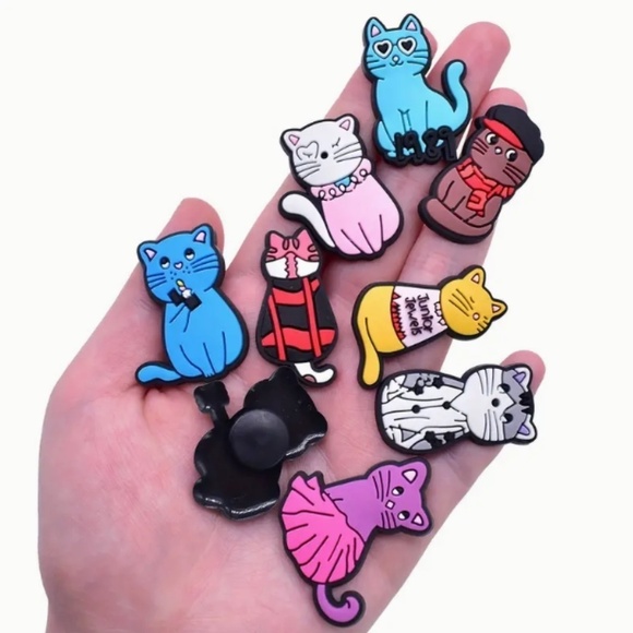 Taylor Swift 9 Pcs Crocs Shoe Charms Cat Cartoon Shoes Charms For Clogs Sandals - Picture 2 of 15